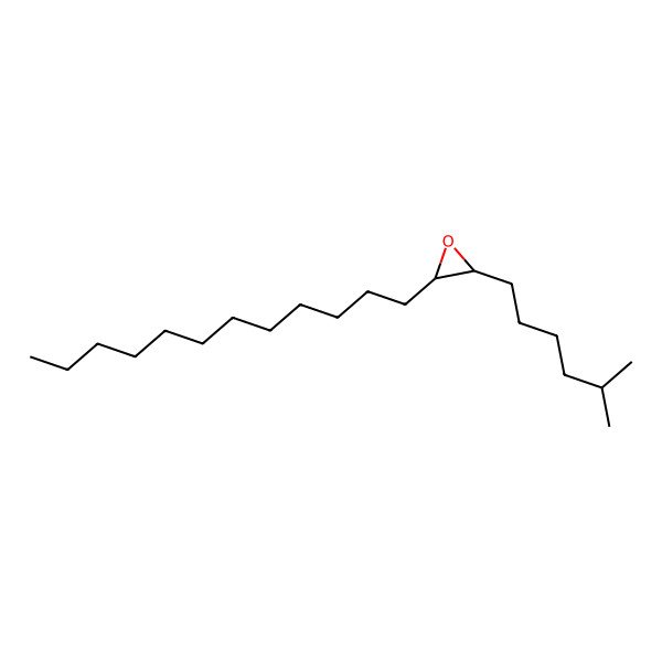 2D Structure of 7,8-Epoxy-2-methyleicosane