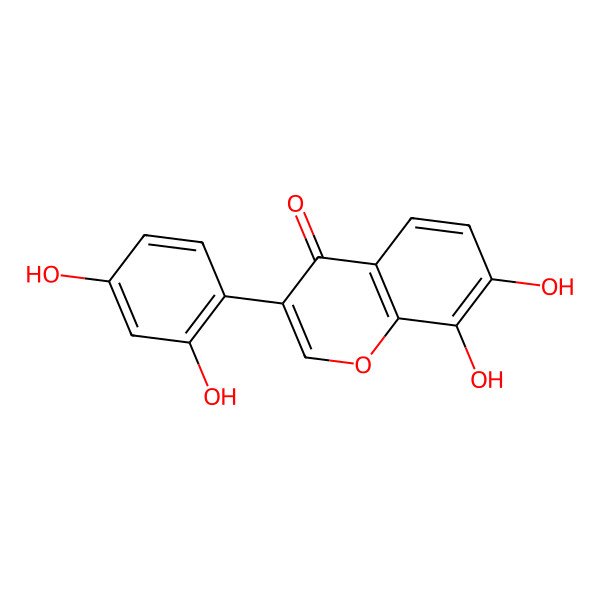 2D Structure of 7,8,2',4'-Tetrahydroxyisoflavone