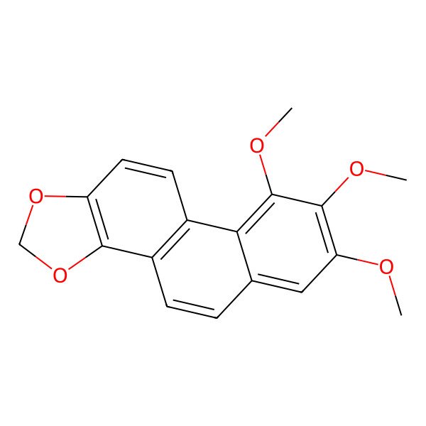 2D Structure of 7,8,9-Trimethoxynaphtho[1,2-g][1,3]benzodioxole