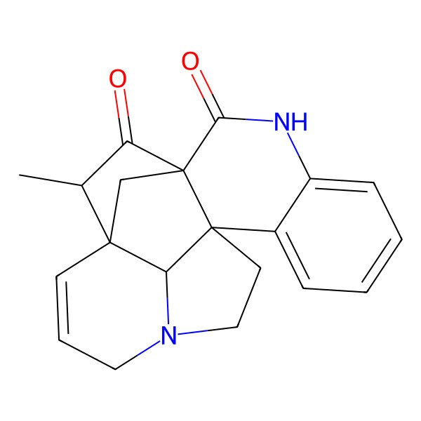 2D Structure of (1S,10R,12S,13R,20S)-12-methyl-8,17-diazahexacyclo[11.6.1.110,13.01,10.02,7.017,20]henicosa-2,4,6,14-tetraene-9,11-dione