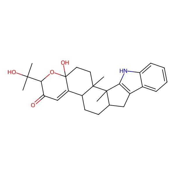 2D Structure of 7a-Hydroxy-13-desoxypaxilline