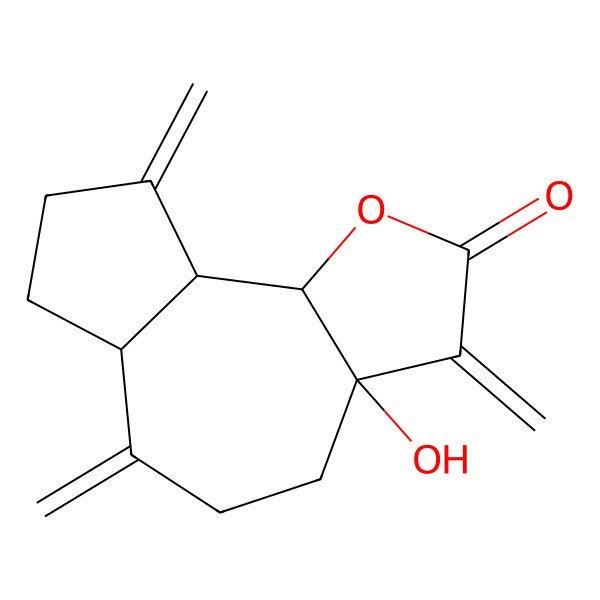2D Structure of 7alpha-Hydroxydehydrocostus lactone