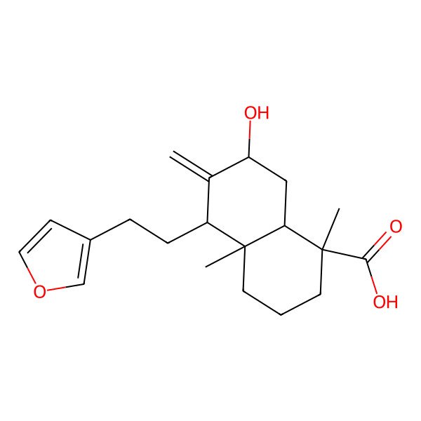 2D Structure of 7alpha-Hydroxylambertianic acid