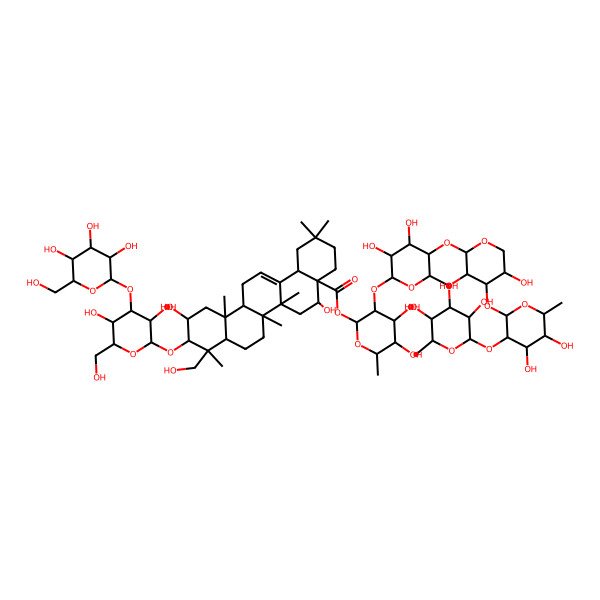 2D Structure of Virgaureasaponin 3