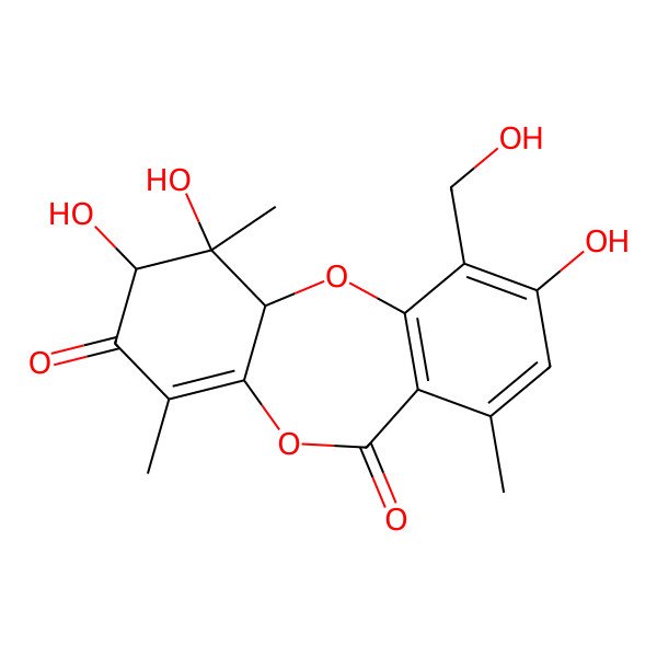 2D Structure of Botryorhodine F