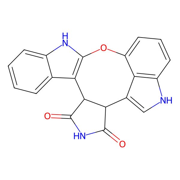 2D Structure of (2R,6S)-16-oxa-4,14,22-triazahexacyclo[15.6.1.02,6.07,15.08,13.021,24]tetracosa-1(23),7(15),8,10,12,17,19,21(24)-octaene-3,5-dione
