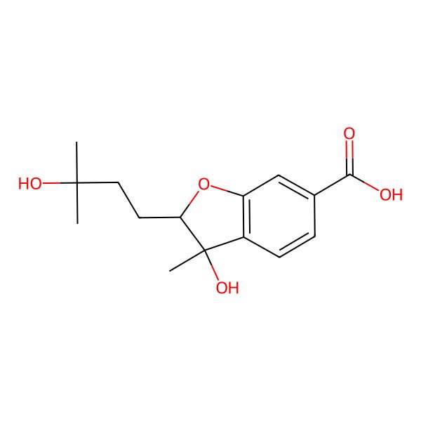 2D Structure of (7R,8R)-1,8-epoxy-11-hydroxy-sydonic acid