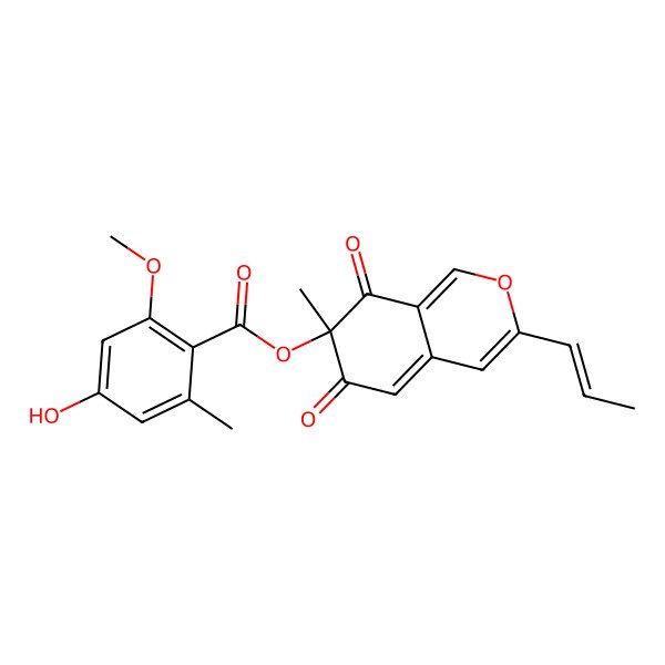 2D Structure of Monomethyl-(S)-mitorubrin