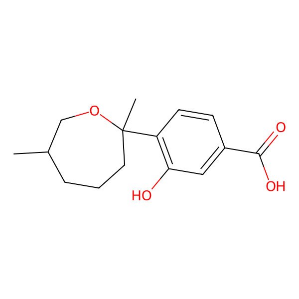 2D Structure of (7S,11S)-7,12-epoxysydonic acid