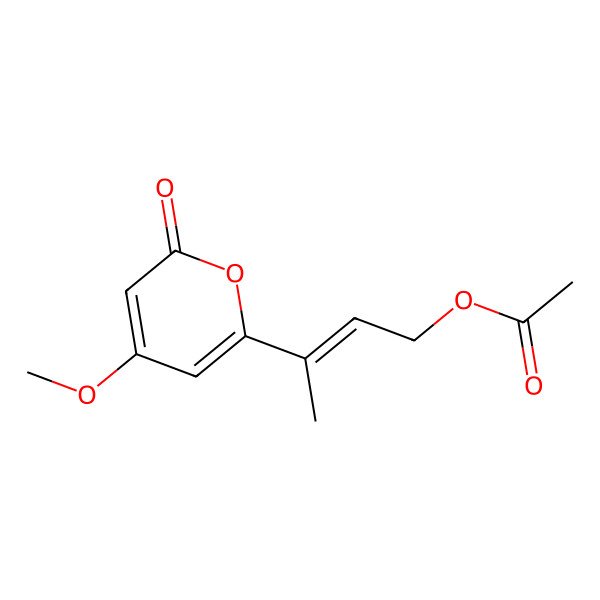 2D Structure of 8-Acetoxy pestalopyrone