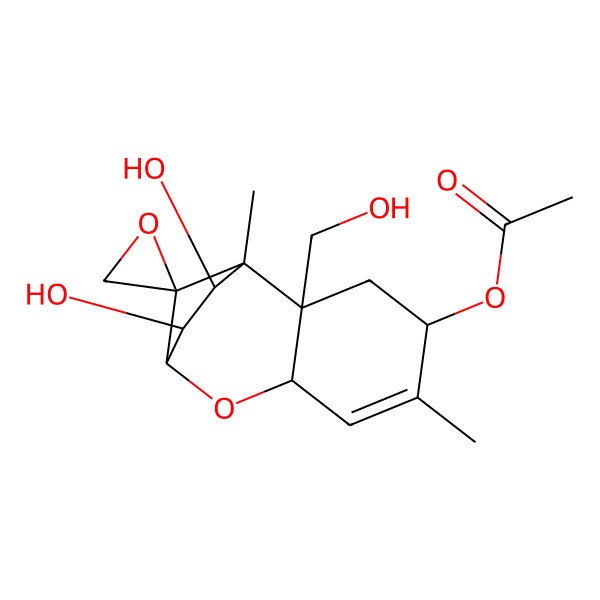 2D Structure of 8-Acetyl-T2 tetrol