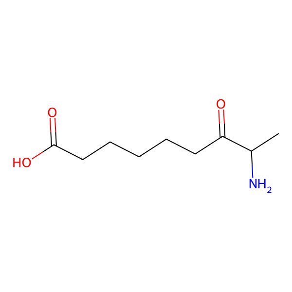 2D Structure of 7-Keto-8-Aminopelargonic Acid