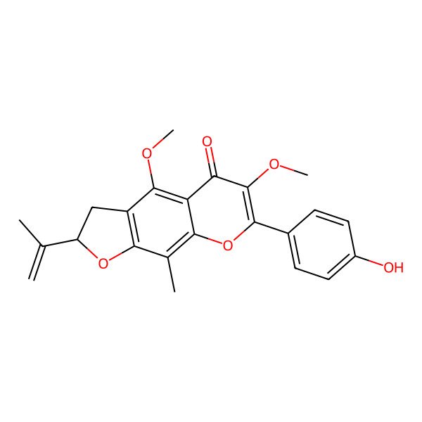 2D Structure of 8-C-Methylvellokaempferol 3,5-dimethyl ether