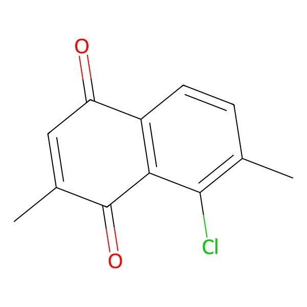 2D Structure of 8-Chlorochimaphilin