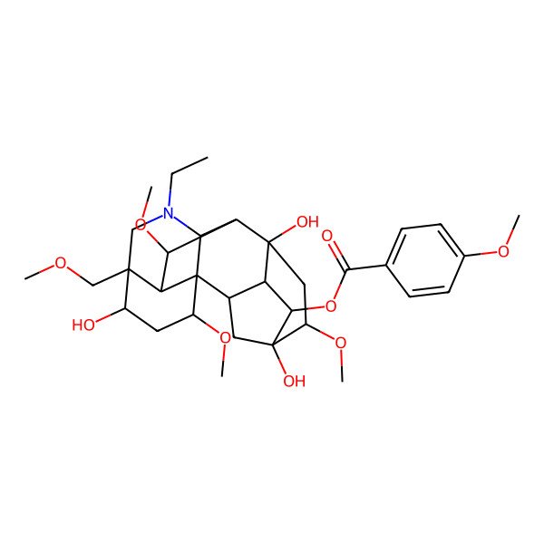 2D Structure of 8-Deacetyl yunaconitine