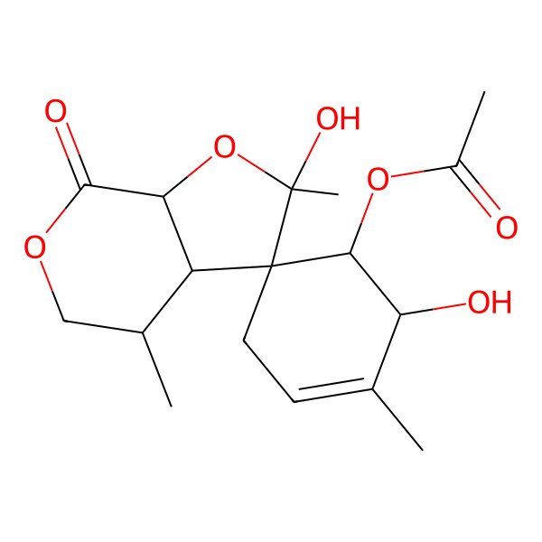2D Structure of 8-deacetylcyclocalopin B