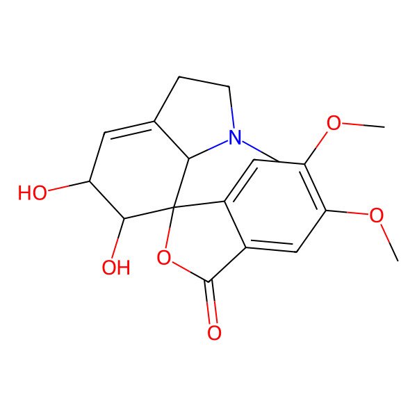 2D Structure of 8-demethoxy-10-O-methylhostasine