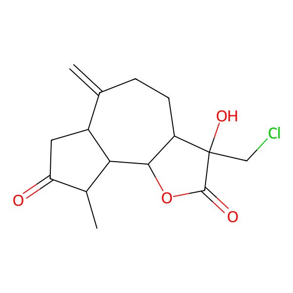 2D Structure of 8-Deoxy-11-hydroxy-13-chlorogrosheimin