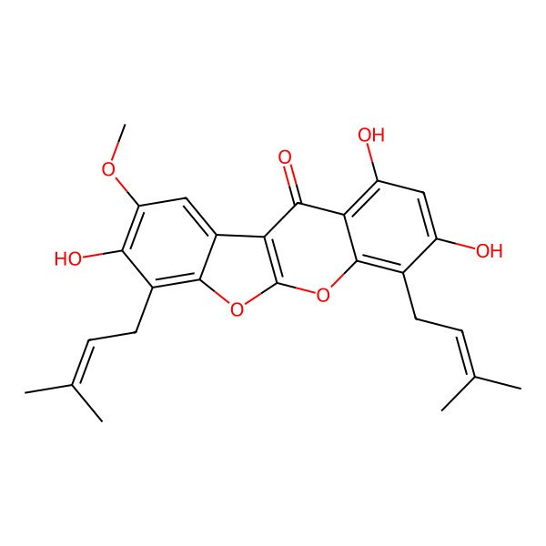 2D Structure of 8-Dimethylallyllisetin