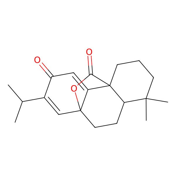 2D Structure of 8-Hydroxy-12-oxoabieta-9(11),13-dien-20-oic 8,20-lactone