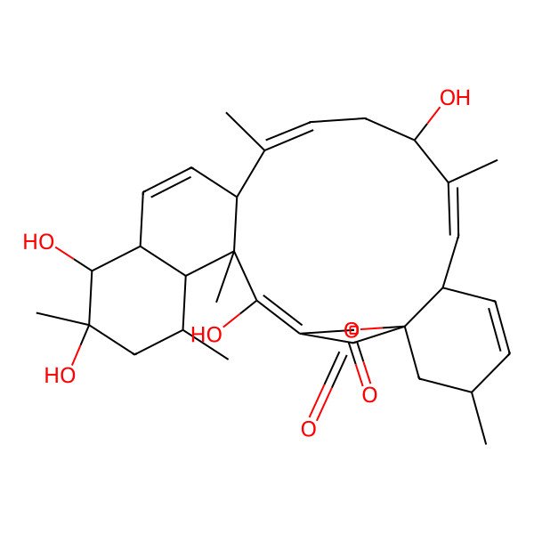 2D Structure of 8-Hydroxy-22-dehydroxymethylkijanolide