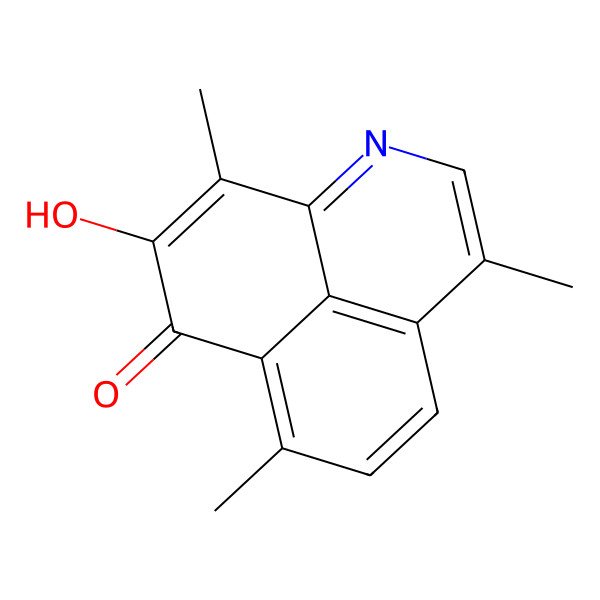 2D Structure of 8-Hydroxy-3,6,9-trimethylbenzo[de]quinolin-7-one