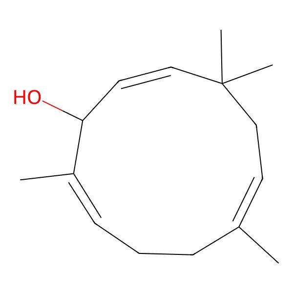 2D Structure of 8-Hydroxy-alpha-humulene 2D Structure of 8-Hydroxy-alpha-humulene
