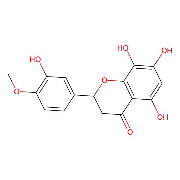 2D Structure of 8-Hydroxyhesperetin