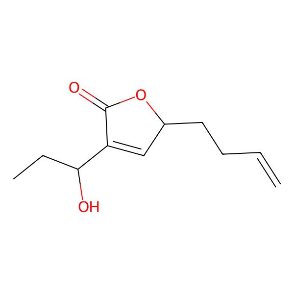 2D Structure of 8-hydroxypregaliellalactone B