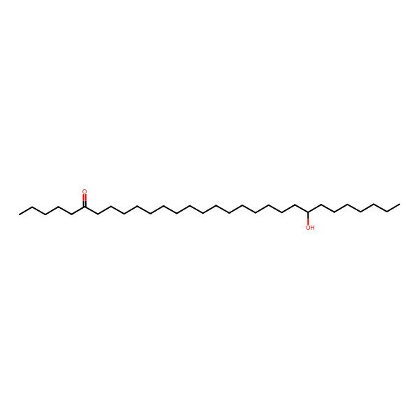 2D Structure of 8-Hydroxytriacontan-25-one