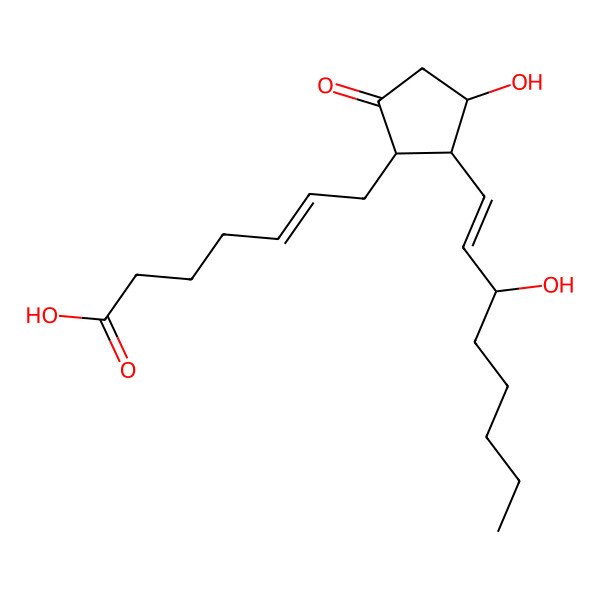 2D Structure of 8-iso PROSTAGLANDIN E2