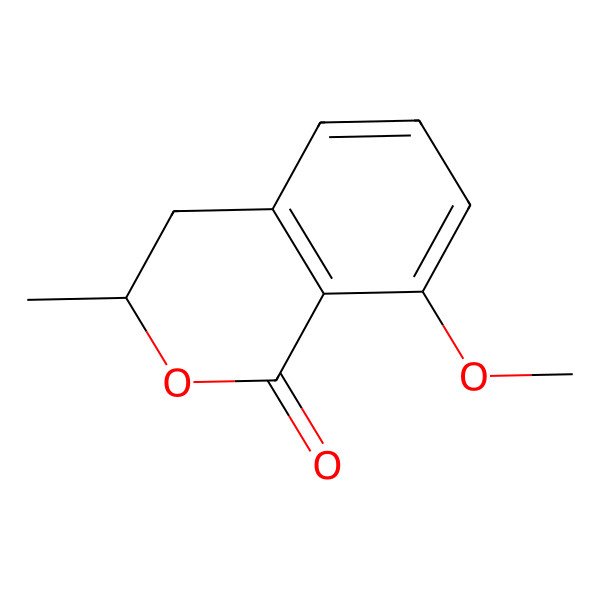 2D Structure of 8-Methoxy-3-methylisochroman-1-one