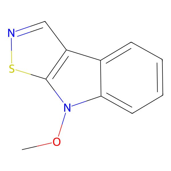 2D Structure of 8-Methoxy-8H-isothiazolo[5,4-b]indole