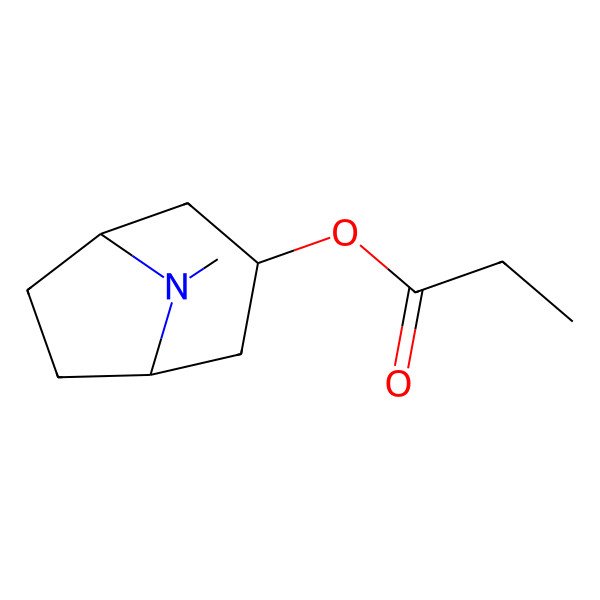 2D Structure of (8-Methyl-8-azabicyclo[3.2.1]octan-3-yl) propanoate
