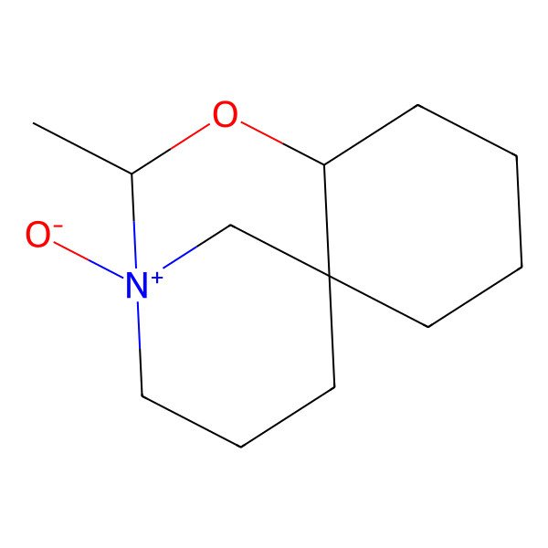 2D Structure of 8-Methyl-9-oxido-7-oxa-9-azoniatricyclo[7.3.1.01,6]tridecane
