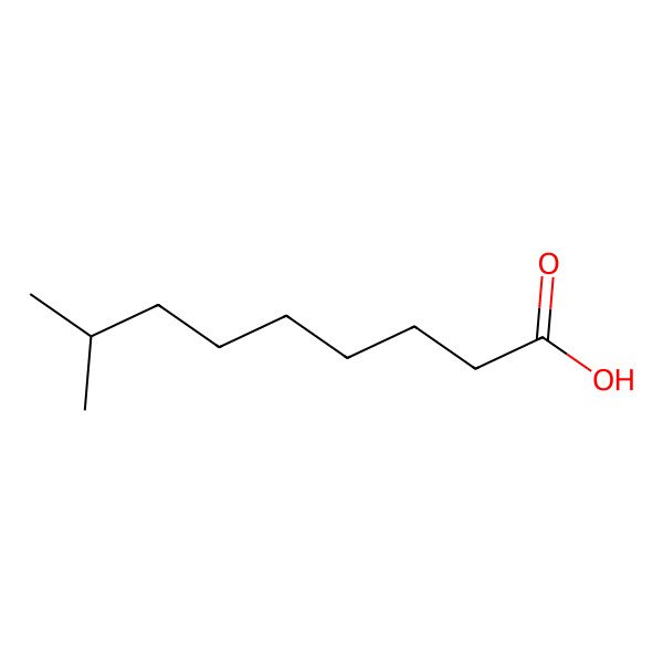 2D Structure of 8-Methylnonanoic acid