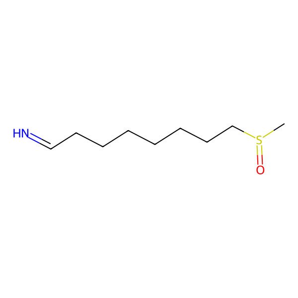 2D Structure of 8-Methylsulfinyloctan-1-imine