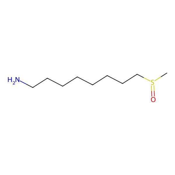 2D Structure of 8-(Methylsulfinyl)octylamine