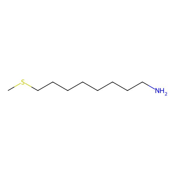 2D Structure of 8-(Methylthio)octylamine