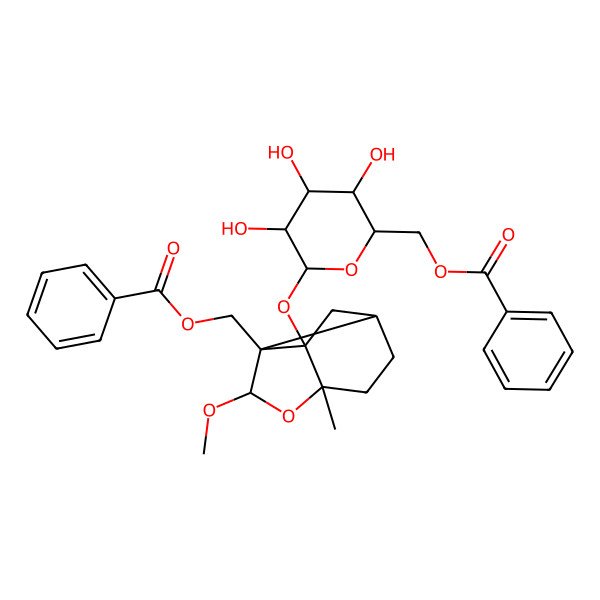 2D Structure of 8-O-benzoylpaeonidanin 2D Structure of 8-O-benzoylpaeonidanin