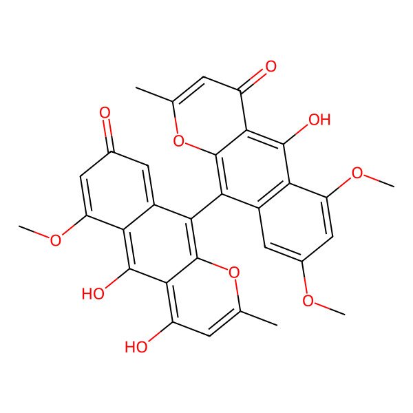 2D Structure of 8'-O-demethylnigerone