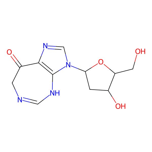 2D Structure of 8-Oxodeoxycoformycin