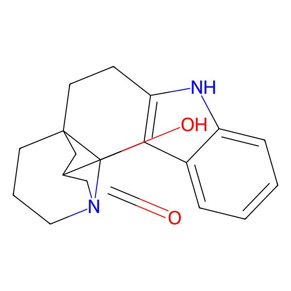 2D Structure of (1R,13S,16R)-16-hydroxy-5,14-diazapentacyclo[12.3.3.01,13.04,12.06,11]icosa-4(12),6,8,10-tetraen-15-one