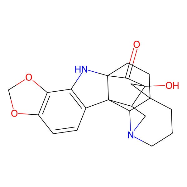 2D Structure of 16-Hydroxy-8,10-dioxa-13,19-diazaoctacyclo[12.8.2.11,16.02,19.03,14.03,17.04,12.07,11]pentacosa-4(12),5,7(11)-trien-15-one