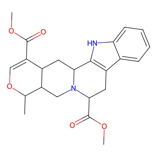 2D Structure of Dimethyl 16-methyl-17-oxa-3,13-diazapentacyclo[11.8.0.02,10.04,9.015,20]henicosa-2(10),4,6,8,18-pentaene-12,19-dicarboxylate