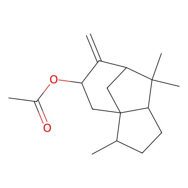 2D Structure of 8(15)-Cedren-9-alpha-yl acetate