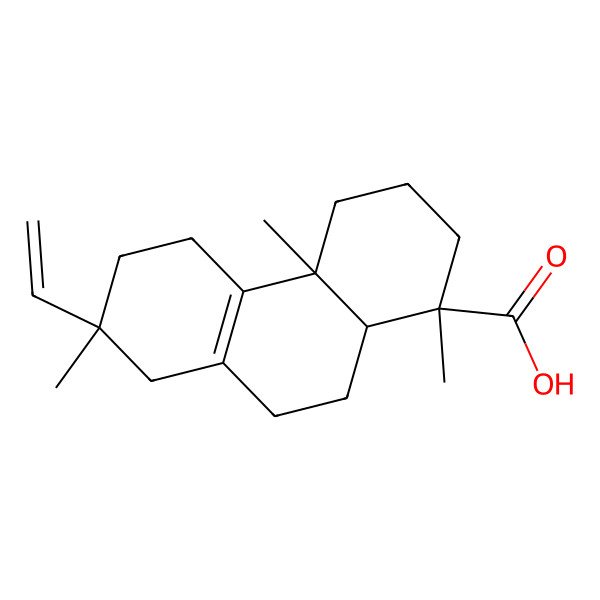 2D Structure of 8,15-Isopimaradien-18-oic acid