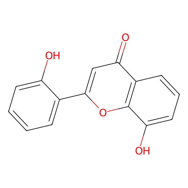 2D Structure of 8,2'-Dihydroxyflavone