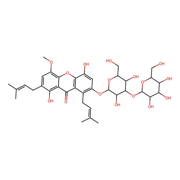 2D Structure of Umbilicaxanthoside B