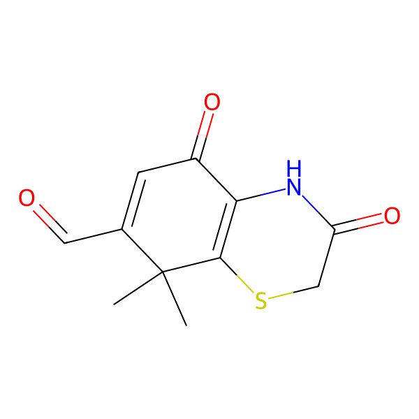 2D Structure of Xanthialdehyde